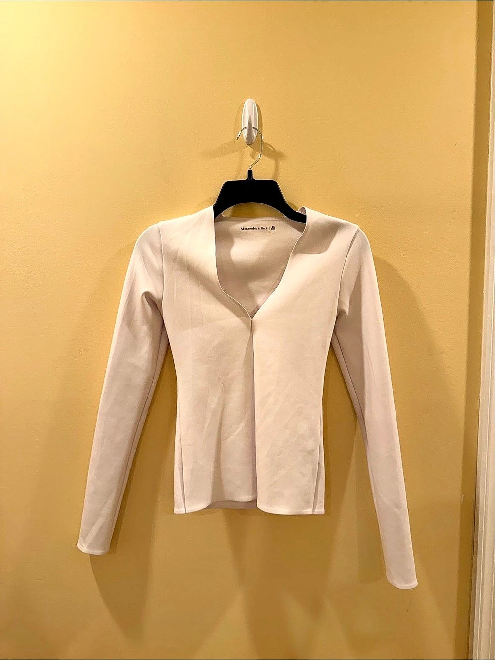 Abercrombie & Fitch Deep V-Neck Long Sleeve
